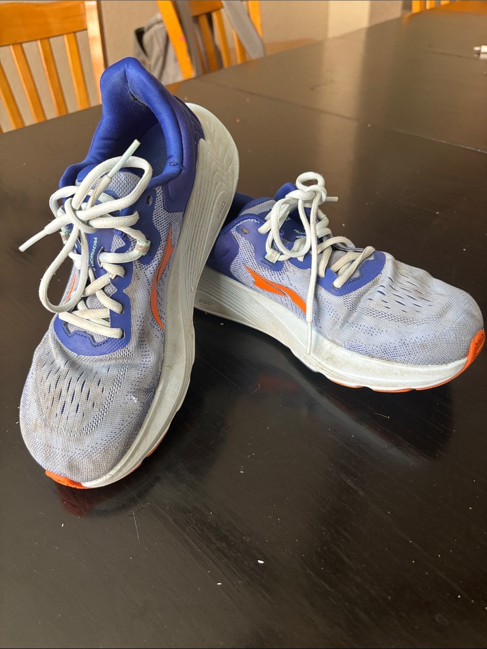 Altra Women's Running Shoes Blue with Orange Accents